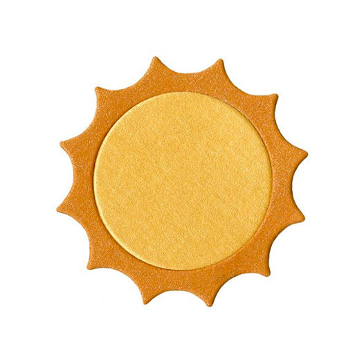 Lifestyle Crafts - QuicKutz - Die Cutting Template - Sun