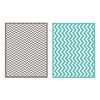 Lifestyle Crafts - QuicKutz - Embossing Folders - Zig Zag