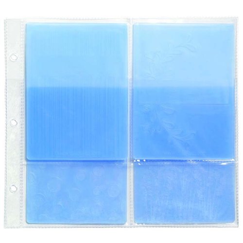 Lifestyle Crafts - EZ-Store Sheets - Holds Four A2 Embossing Folders