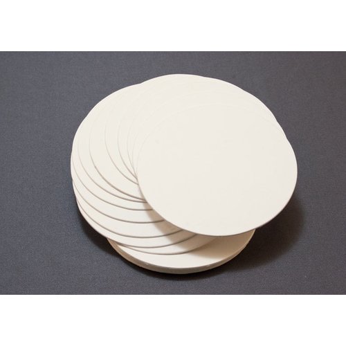 Lifestyle Crafts - Letterpress - Paper - Circle - Cream