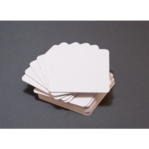 We R Memory Keepers - Letterpress - Paper - Rounded Square - White