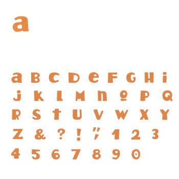 Quickutz - Moxie - SkinniMini Unicase Alphabet Set