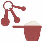 QuicKutz - Revolution Dies - Measuring Cup and Spoons, CLEARANCE