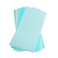 We R Memory Keepers - Shape N Tape - 6 x 12 Decorative Adhesive Sheets - Teal Blue