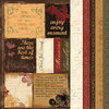 Quick Quotes - Christmas Collection - 12 x 12 Paper - Cracklin' Rose Phrases