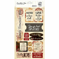 Quick Quotes - Cracklin Rose Collection - Chipboard Die Cuts