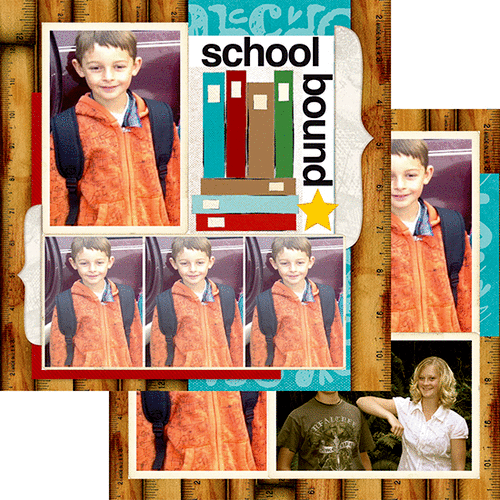 Quick Quotes - Back 2 School Collection - 12 x 12 Double Page Layout Kit - School Bound