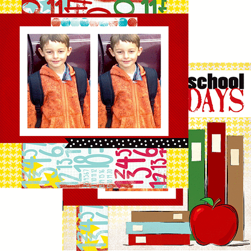 Quick Quotes - Back 2 School Collection - 12 x 12 Double Page Layout Kit - School Days