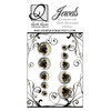 Quick Quotes - Paint it Black Collection - Bling - Clear Jewels, CLEARANCE