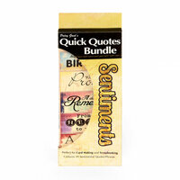 Quick Quotes - Bundle of Quotes and Phrases - Cardstock and Vellum Quote Strips - Sentiments