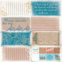 Quick Quotes - Stowaway Collection - 12 x 12 Paper - Phrases