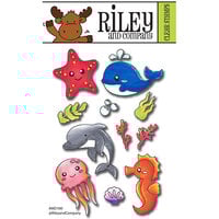 Riley and Company - Clear Photopolymer Stamps - Ocean Cuties
