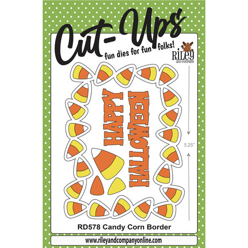Riley and Company - Cut-Ups Collection - Dies - Candy Corn Border