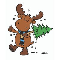 Riley and Company - Riley and Friends Collection - Cling Mounted Rubber Stamps - Carrying Tree