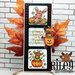 Riley and Company - Riley and Friends Collection - Cling Mounted Rubber Stamps - Popping Pumpkin Riley
