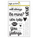 Right At Home - Clear Acrylic Stamps - Be Mine