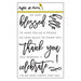 Right At Home - Clear Acrylic Stamps - Script Greetings