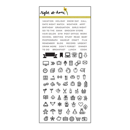 Right At Home - Clear Acrylic Stamps - Plan On It