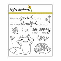 Right At Home - Clear Acrylic Stamps - Friendly Fox
