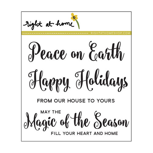 Right At Home - Christmas - Clear Acrylic Stamps - Magic of the Season