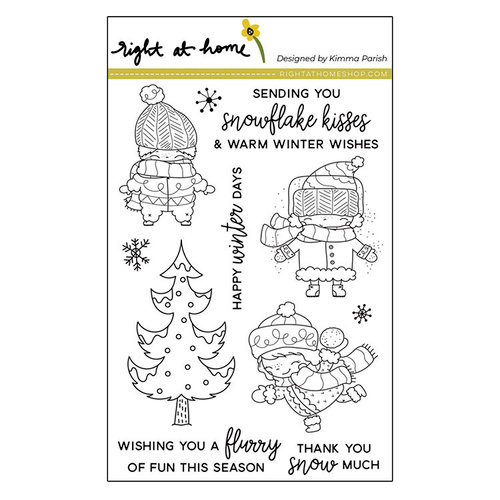 Right At Home - Clear Acrylic Stamps - Winter Pals