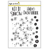 Right At Home - Clear Acrylic Stamps - Snow Flurries Background
