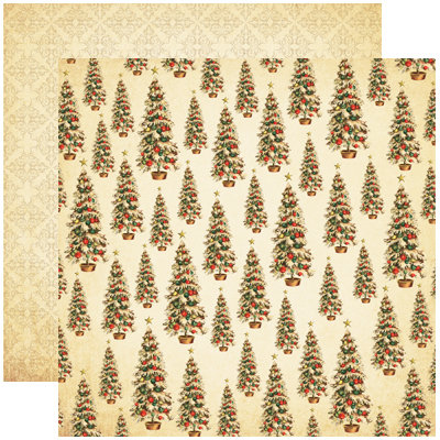 Reminisce - A Christmas Story Collection - 12 x 12 Double Sided Paper - O Christmas Tree