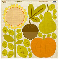 Reminisce - Autumn Forest Collection - 12 x 12 Die Cut Cardstock Stickers - Fall Icon, CLEARANCE