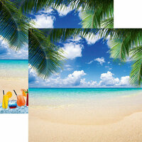 Reminisce - All Inclusive Vacation Collection - 12 x 12 Double Sided Paper - Paradise