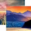 Reminisce - Alaska Cruise Collection - 12 x 12 Double Sided Paper - Alaskan Sunrise