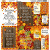 Reminisce - Autumn Splendor Collection - 12 x 12 Cardstock Stickers - Poster