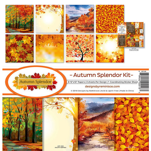 Reminisce - Autumn Splendor Collection - 12 x 12 Collection Kit