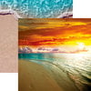 Reminisce - At the Beach Collection - 12 x 12 Double Sided Paper - Sunset in Paradise