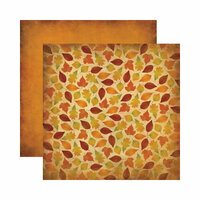 Reminisce - Autumn Harvest Collection - 12 x 12 Double Sided Paper - Shades of Autumn