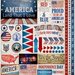 Reminisce - American Vintage Collection - 12 x 12 Cardstock Stickers - Elements