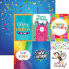 Reminisce - Birthday Bash Collection - 12 x 12 Double Sided Paper - Birthday Bonanza