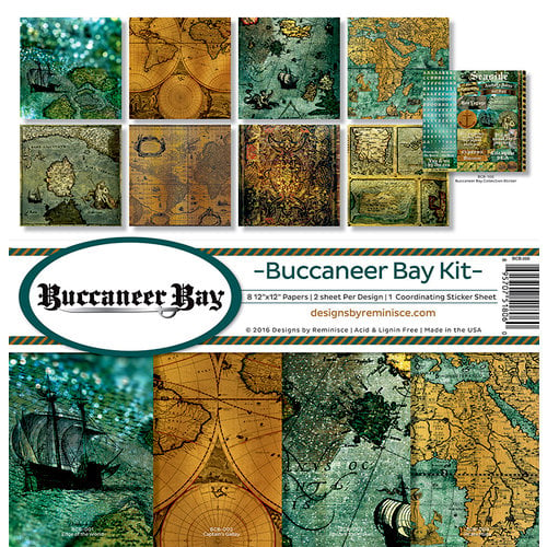 Reminisce - Buccaneer Bay Collection - 12 x 12 Collection Kit