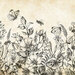 Reminisce - Bee Happy Collection - 12 x 12 Double Sided Paper - Bee Meadow