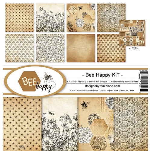 Reminisce - Bee Happy Collection - 12 x 12 Collection Kit