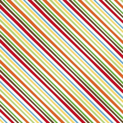 Reminisce - Boys Gone Wild Collection - Patterned Paper - Wild Boy Stripe, CLEARANCE