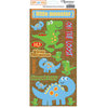 Reminisce - Boys Gone Wild Collection - Die Cut Cardstock Stickers - Dinosaur, CLEARANCE