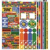 Reminisce - Block Party Collection - 12 x 12 Cardstock Stickers - Multi