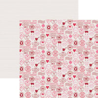 Reminisce - Be My Valentine Collection - 12 x 12 Double Sided Paper - Be My Valentine