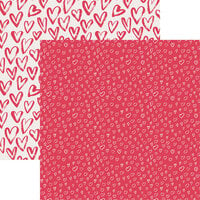 FEPITO 60 Sheets Valentine Pattern Paper Set, 14 x 21cm Decorative Paper  for Card Making Scrapbook Decoration Valentine's Day Supplies,10 Designs