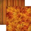 Reminisce - Best of Harvest Collection - 12 x 12 Double Sided Paper - Copper Colors