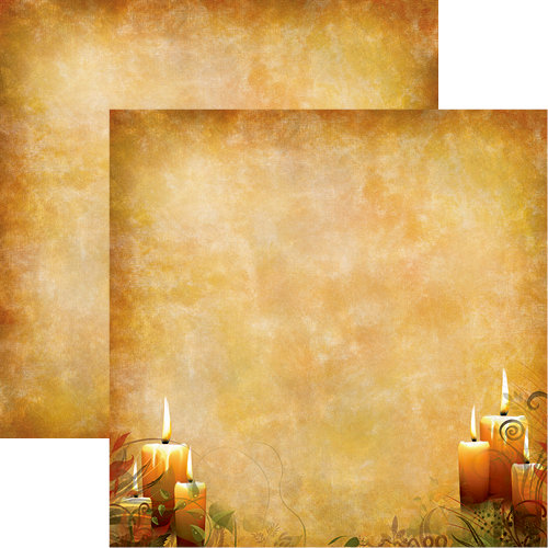 Reminisce - Best of Harvest Collection - 12 x 12 Double Sided Paper - Harvest Glow