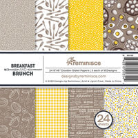 Reminisce - Breakfast And Brunch Collection - 6 x 6 Paper Pack