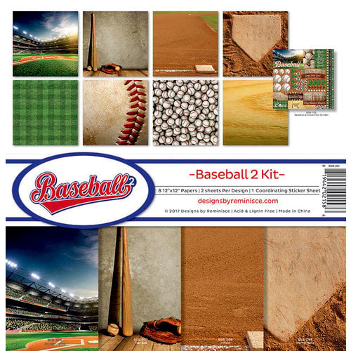 Reminisce - Baseball 2 Collection - 12 x 12 Collection Kit