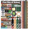 Reminisce - Back to School Collection - 12 x 12 Cardstock Stickers - Multi