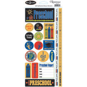 Reminisce - Back to School Collection - Sticker - Preschool